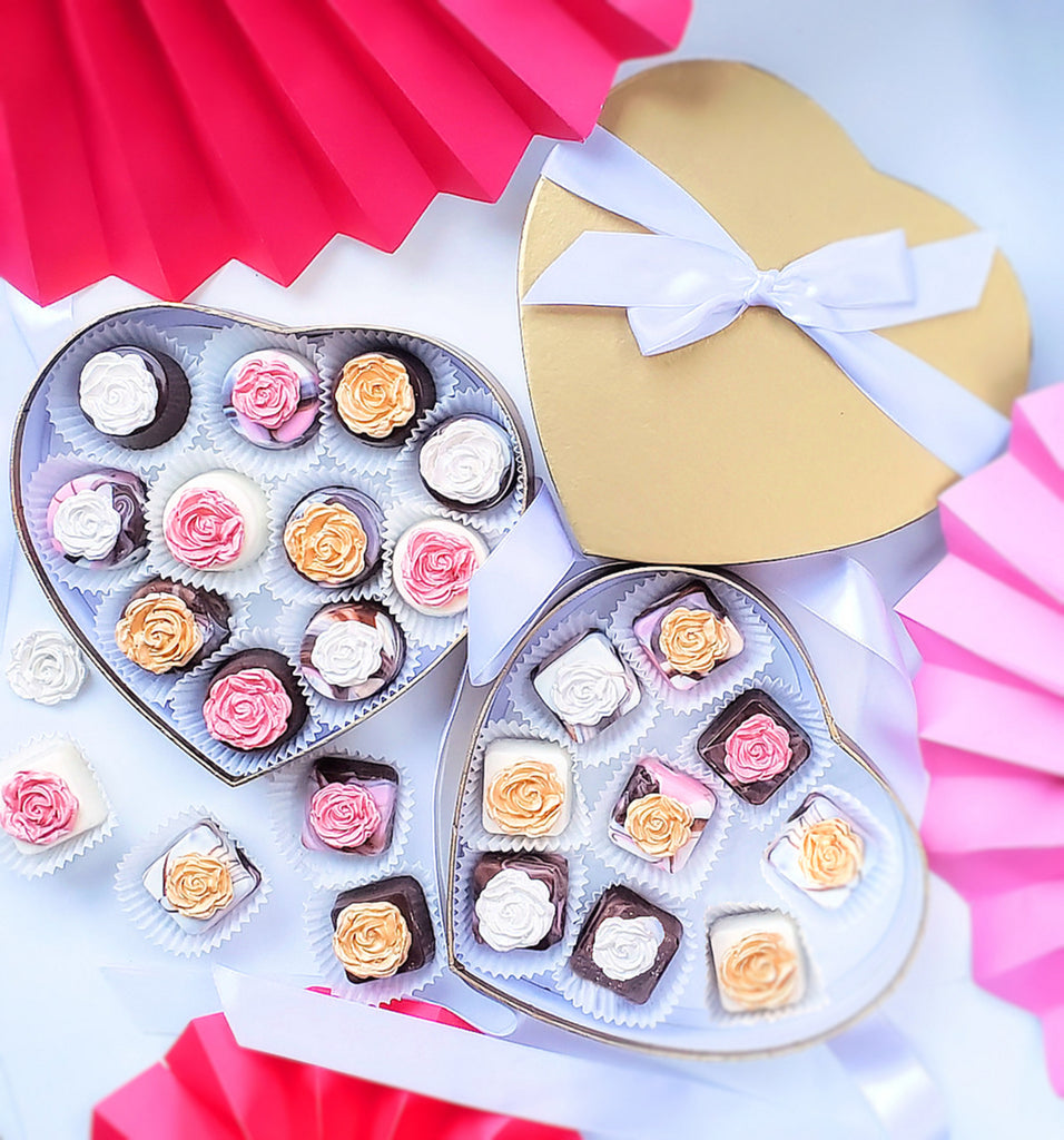 DIY Valentine's Day Gifts + Packaging Ideas Using Heart Candy Boxes | www.bakerspartyshop.com