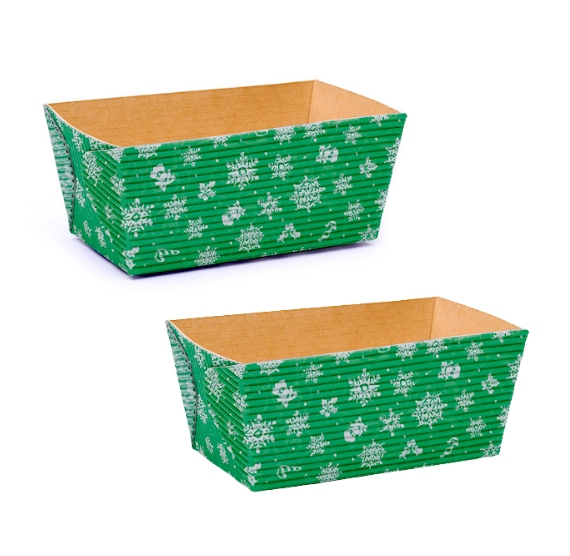 7 Rectangular Loaf Baking Pans, Holly (Set of 25) – Welcome Home