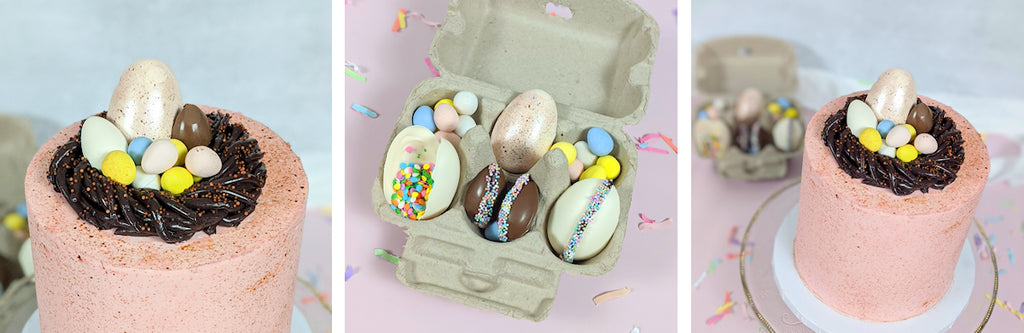 Egg-cellent Sweets for Spring: Egg Cookies, Gummies, Cake + Cake Balls | www.bakerspartyshop.com