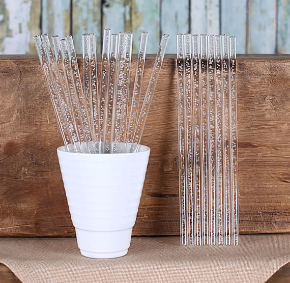 Bulk Clear Cake Pop Sticks: Champagne Bubble Clear Lollipop Sticks