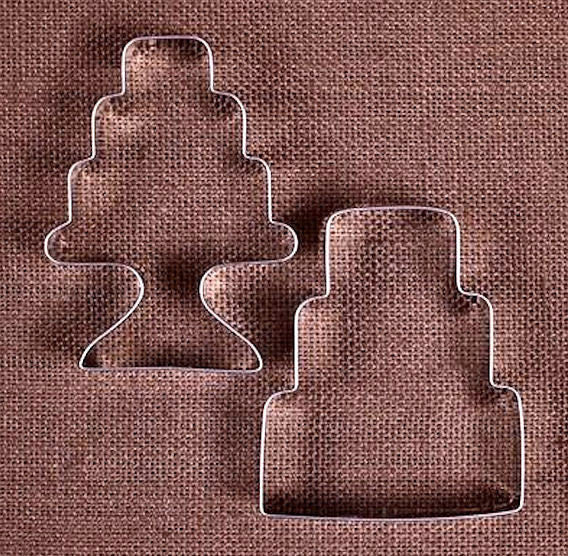 Shop Wedding Cake Cookie Cutter Set, Tiered Cake Cutters
