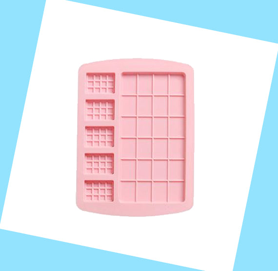 Mini Chocolate Bar Mold - Pink