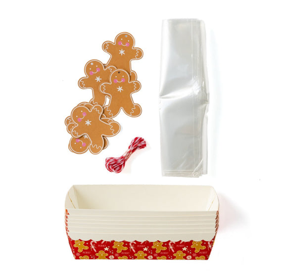 Candycane Loaf Pan Set (Set of 6)