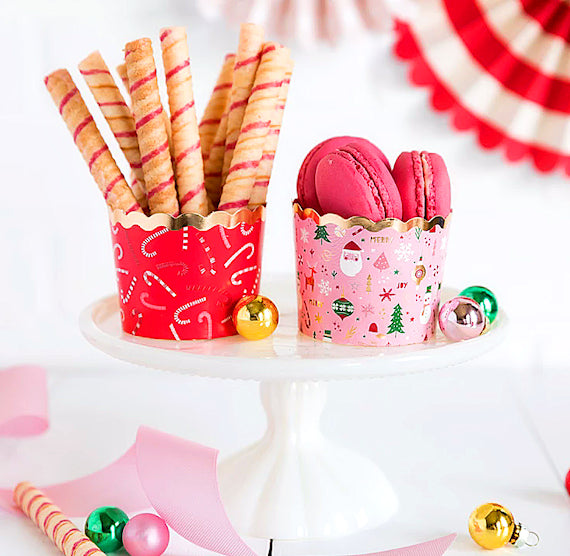 Shop Christmas JUMBO Baking Cups: Jolly Holiday 40 CT by My Mind's Eye –  Sprinkle Bee Sweet