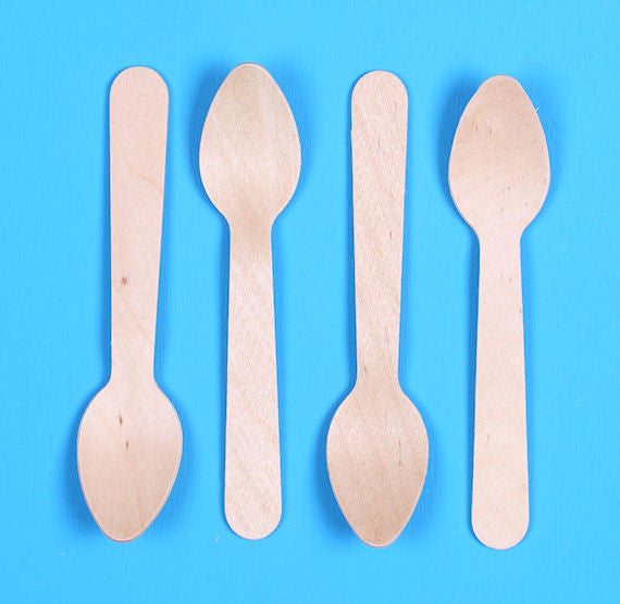 mini wooden spatula