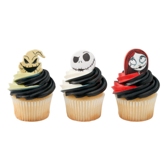 nightmare before christmas cupcake toppers