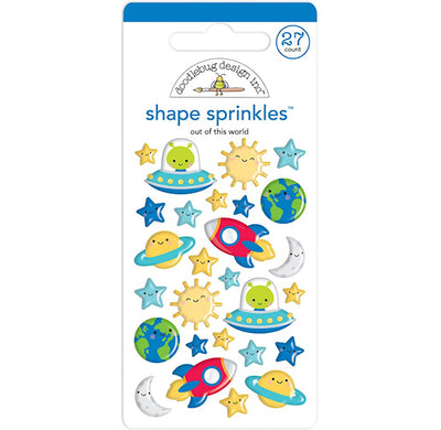 Glossy Out of this World Stickers | www.bakerspartyshop.com