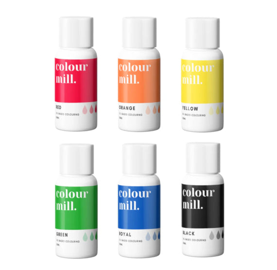 Colour Mill Oil Based Food Colouring Primary Set
