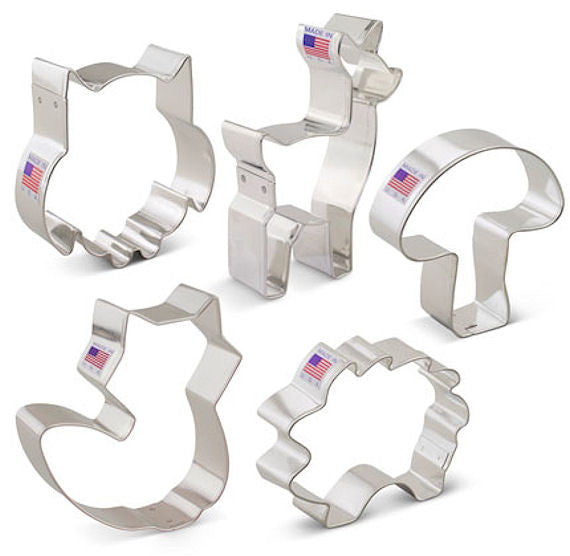 Woodland Animals Cookie Cutter Set, Woodland Cookie Cutters, Ann Clark