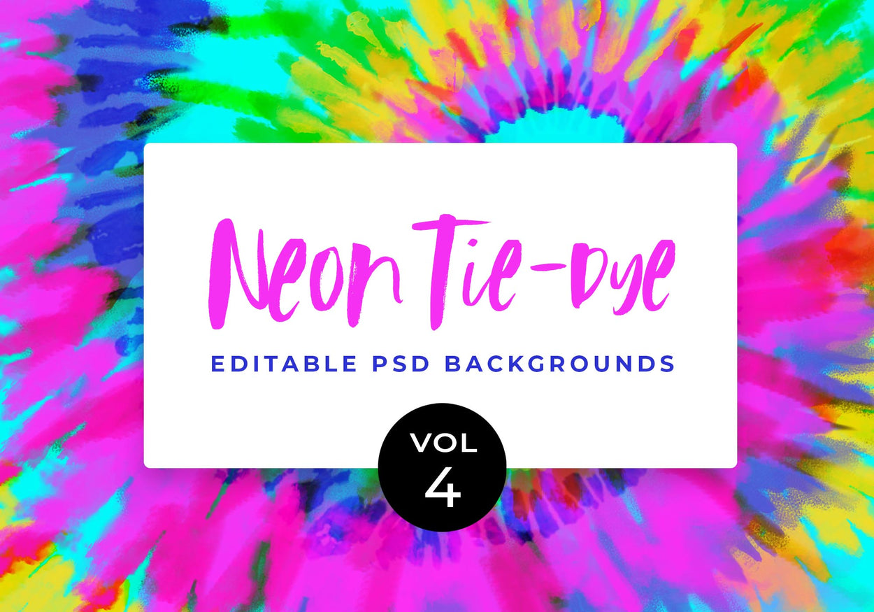 Download Neon Tie Dye Vol 4 Backgrounds The Gypsy Goddess