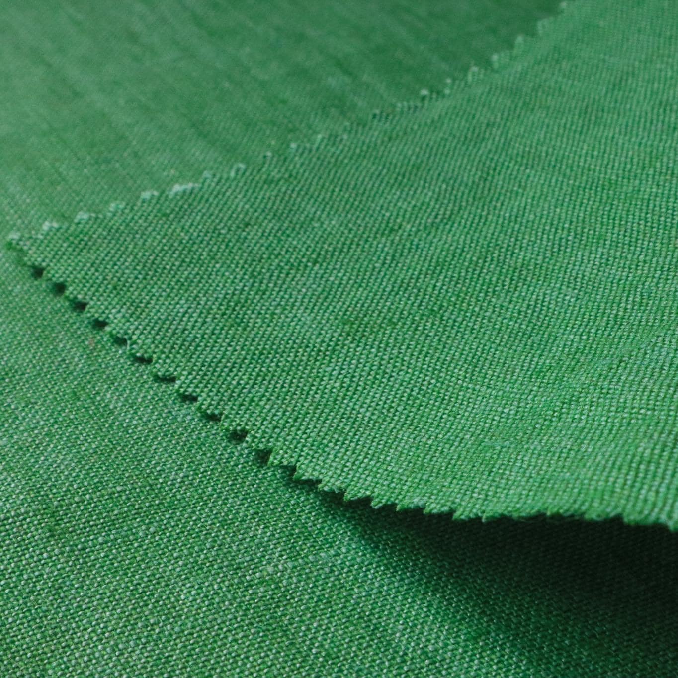 100% Irish Linen - Green Colour