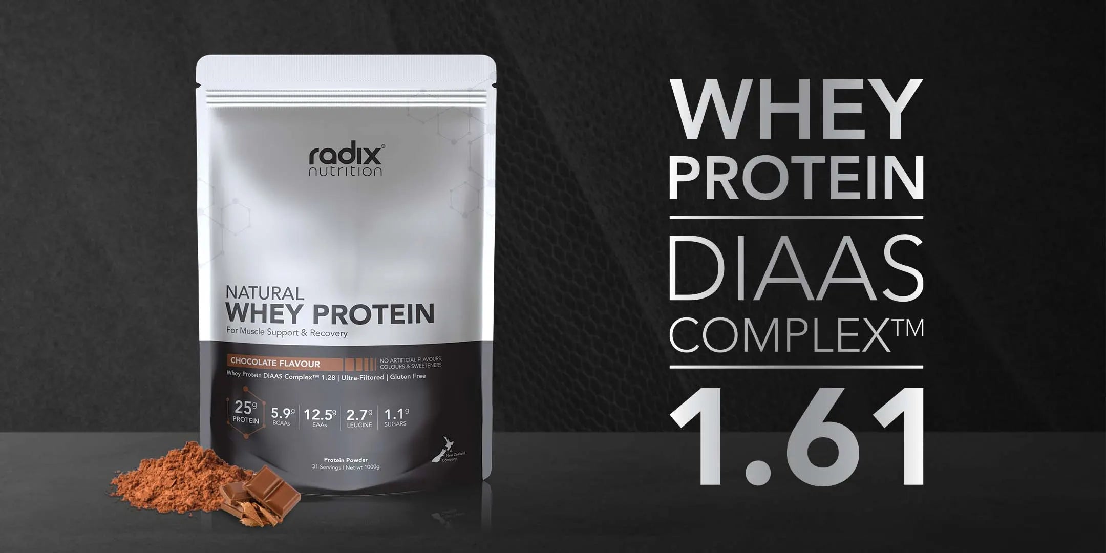 Radix Nutrition Whey Protein DIAAS Complex™ 1.61