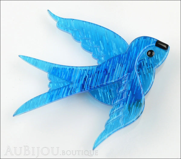 Erstwilder Bird Brooch Pin Bluebird of Happiness Blue – AuBijou Boutique