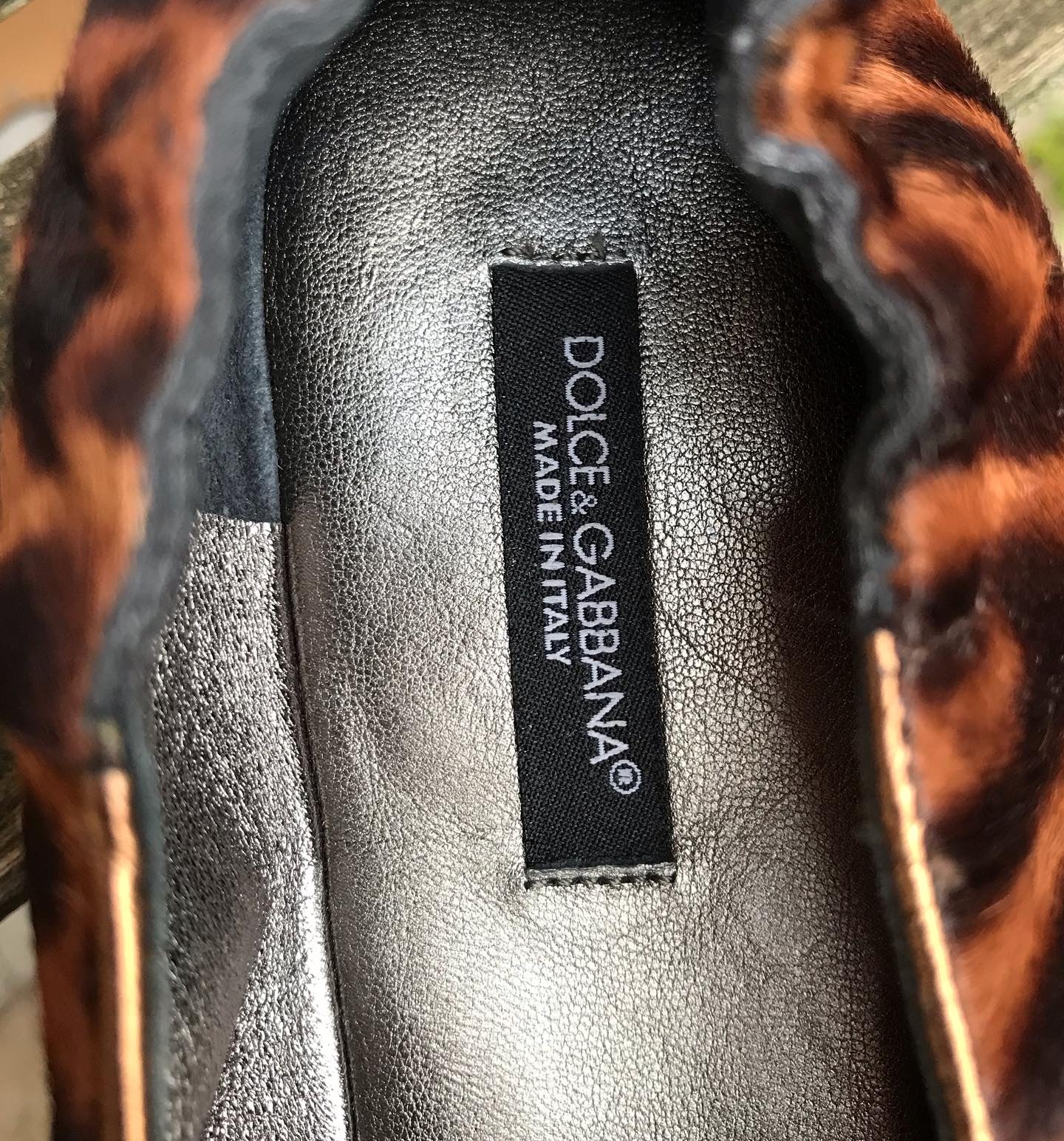 DOLCE & GABBANA Pony Hair Leather Ballet Flats – Susannah Designer  Consignment