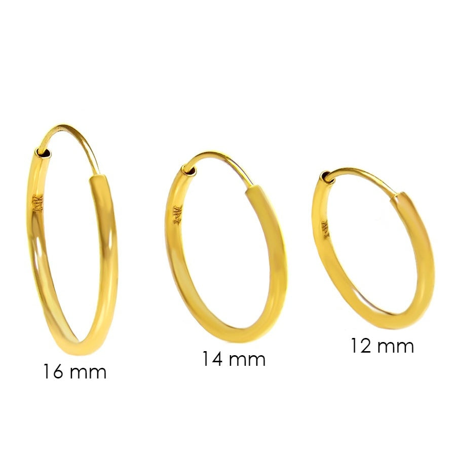 14K Solid Gold Pair Earrings CZ Stud Push Back / Women's Men´s Baby CZ Gold  Earrings / Aretes en Oro Real para Mujer y Niños