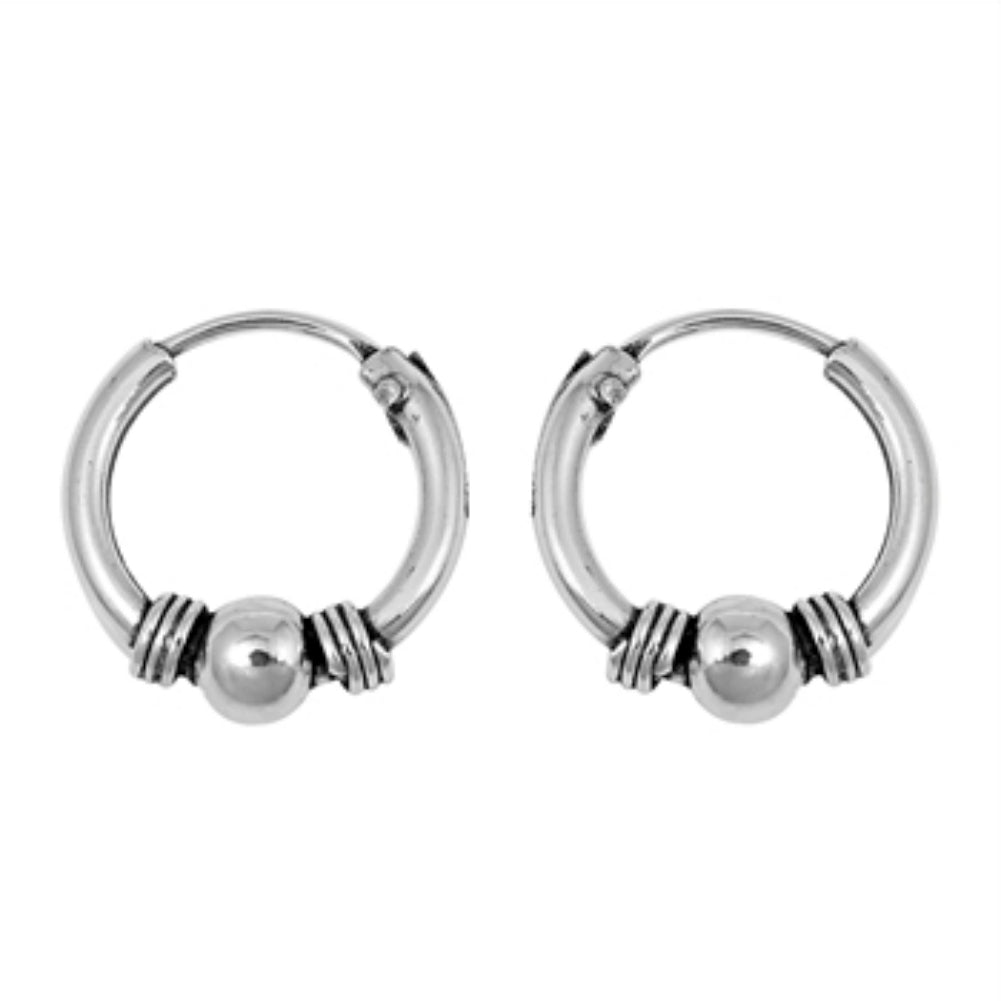 ELOISH Sterling Silver Small Multi-Purpose Hoop Earrings for Kids, Men,  Women and Girls (Silver Ornaments : 0.300 grams) (8MM) : Amazon.in: Fashion