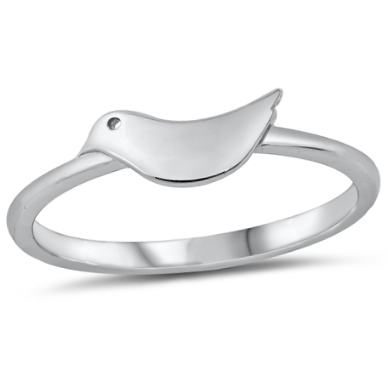 925 Sterling Silver Oxidized Birds Ring Sizes 4-10 Midi Knuckle Thumb – Sterling  Silver Fashion