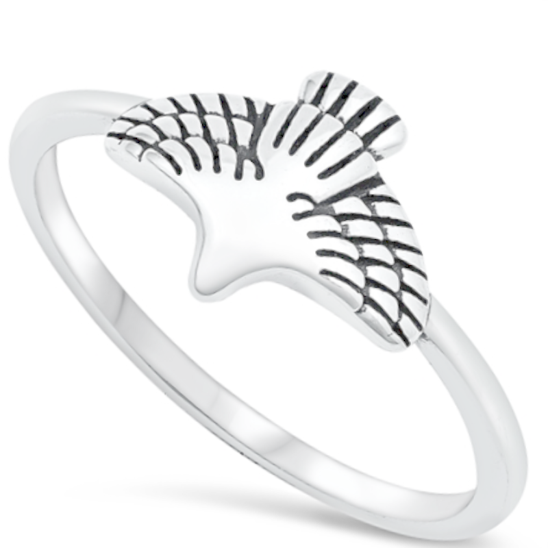 Sterling Birds Sterling Silver – Ring Silver Thumb 925 Knuckle Midi Sizes Oxidized 4-10 Fashion