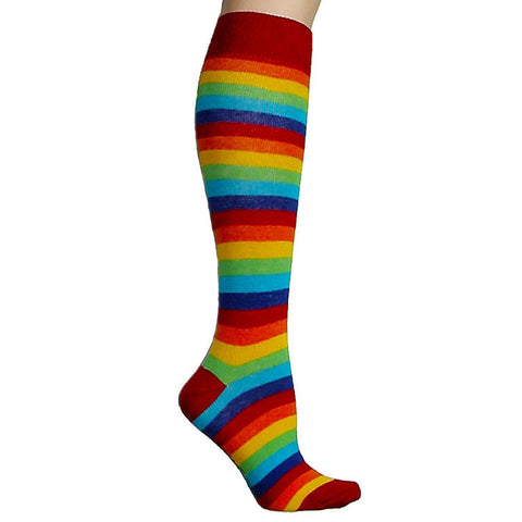 Rainbow Knee Highs – Sock Garden