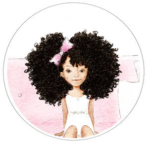 Customizable Mini Light Brown Fro Girl