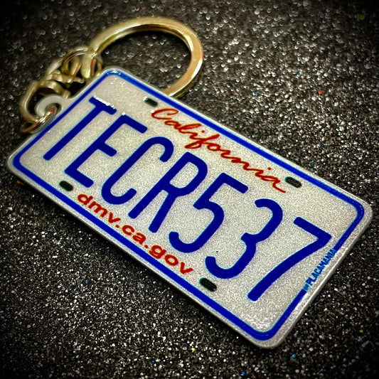 PlateGameUSA Louisiana 'La' License Plate Custom Keychain