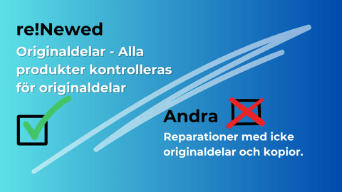 använder bara originaldelar