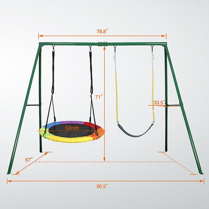 waterproof material for outdoor saucer swing