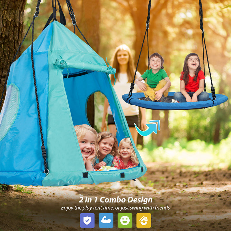 swing with tent for kids adults