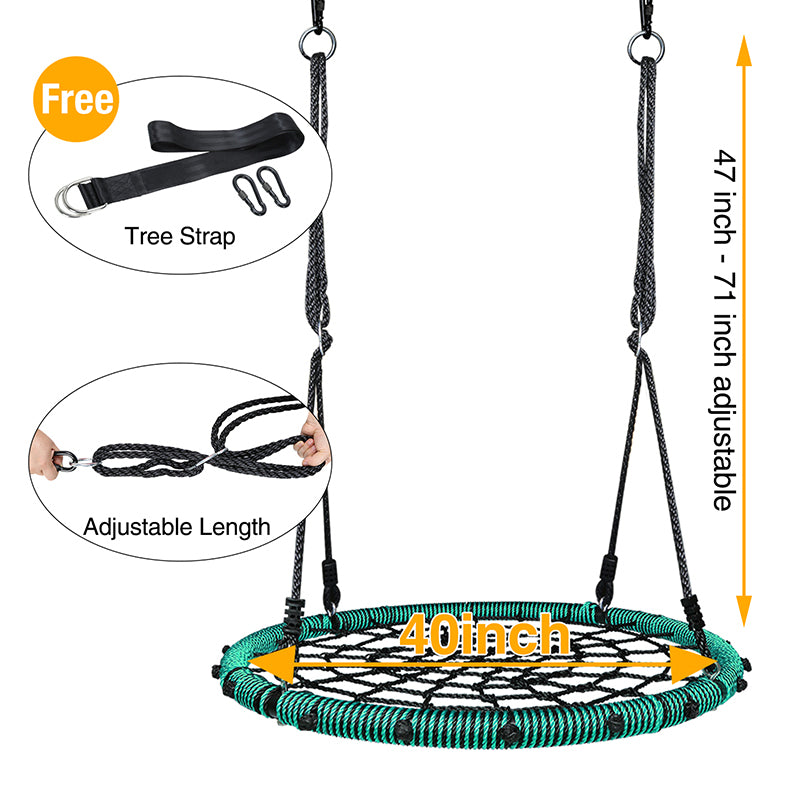 adjustable ropes for web swing