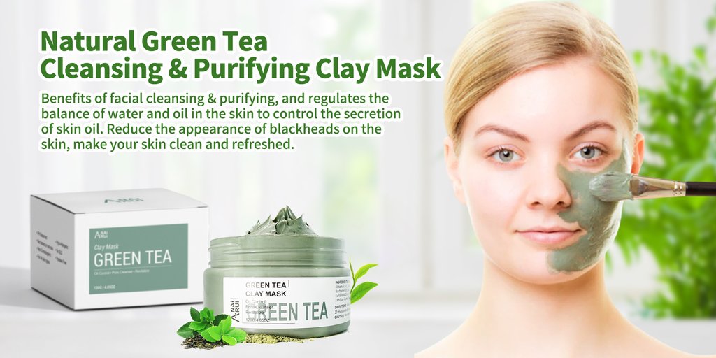 green tea purifying face mask