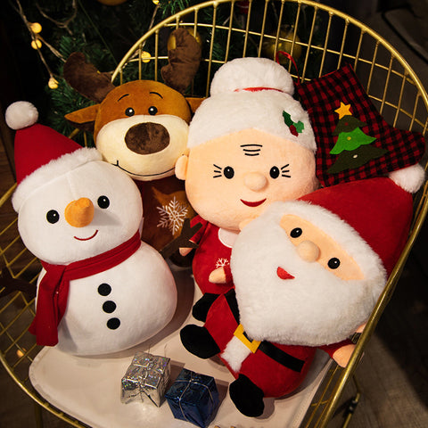 Christmas Plush | Santa Plush | Snowman Plush