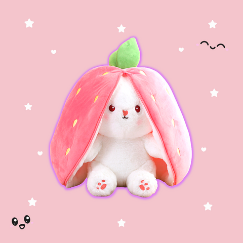 Reversible Convertible Bunny Plushie