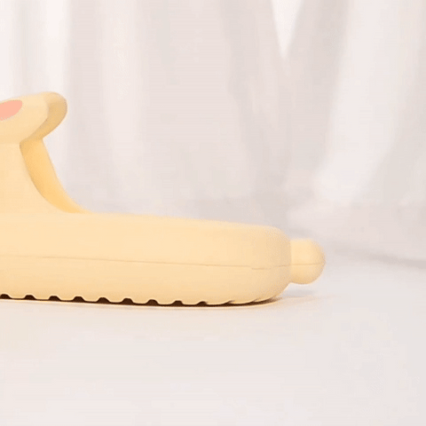 Thick Non-Slip Bunny Slippers for Women | Pink Slippers | Yellow Slippers | Goodlifebean