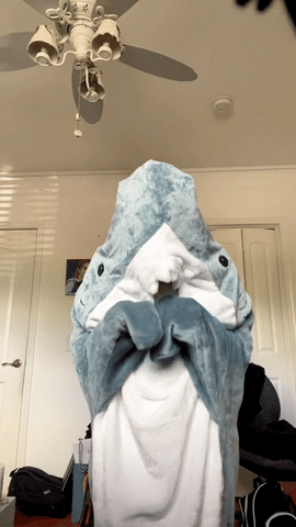 Shark Hoodie Blanket | Tiktok Shark Blanket