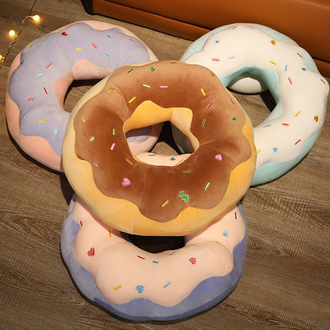 Giant Stuffed Donut Plush Toy