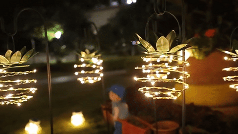 Outdoor Pineapple Solar Lamp Lighting