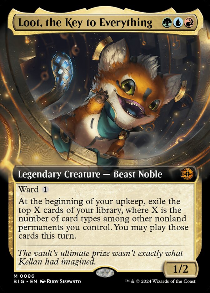 Loot, the Key to Everything - Extended Art - Foil