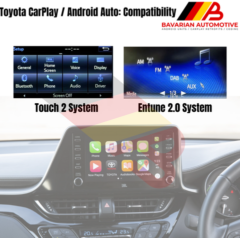 Wireless Apple Carplay/Android Auto Module For TOYOTA Touch2