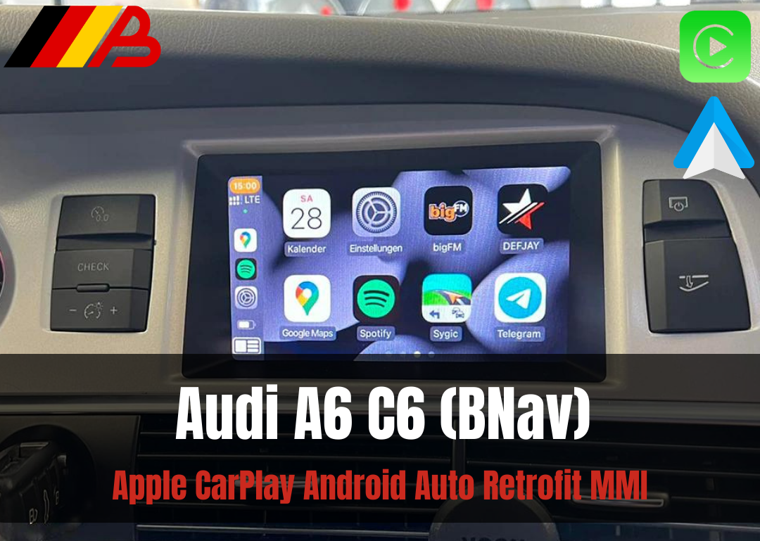 AUDI A6/A7 2011-2018 (C7) Retrofit CarPlay and Android Auto Kit –  Integrated automotive UK