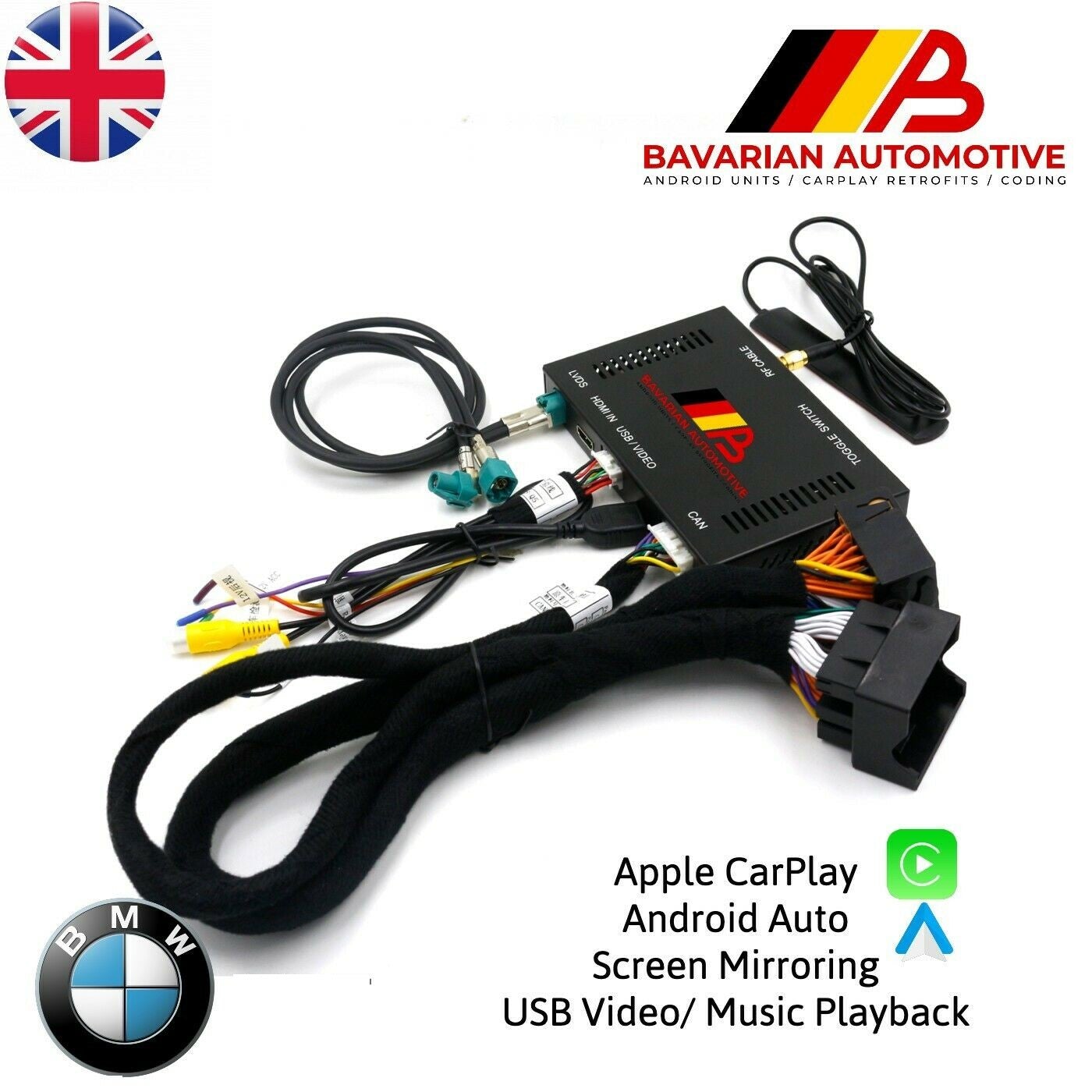 BMW CIC / NBT Wireless Apple Carplay & Android Auto Retrofit - Bavarian  Automotive