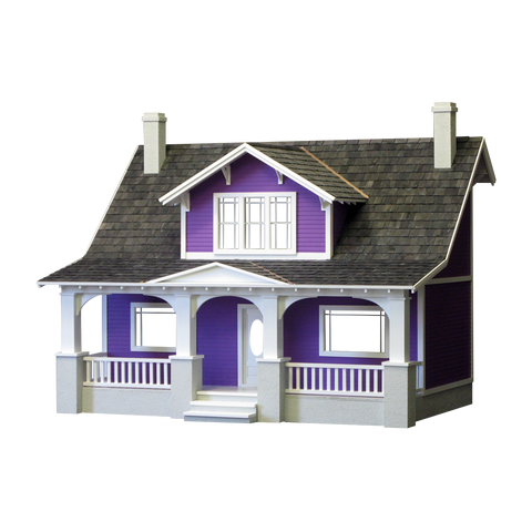 classic bungalow dollhouse kit