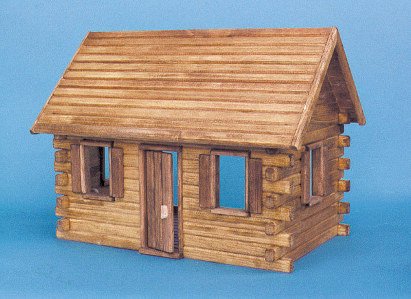 Crockett's Log Cabin Dollhouse Kit - The Magical Dollhouse - Log Home Kits