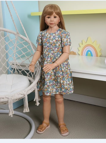 120CM real baby Original Masterpiece Doll toddler princess baby girl 3 – Dollhouse