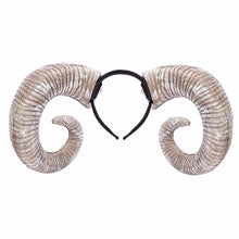 Load image into Gallery viewer, Daunting Ram Horns Headband

