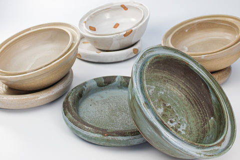 handmade ceramic dog bowls