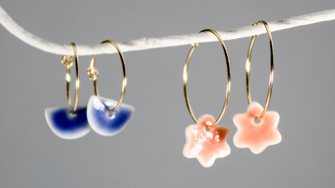 ceramic earrings