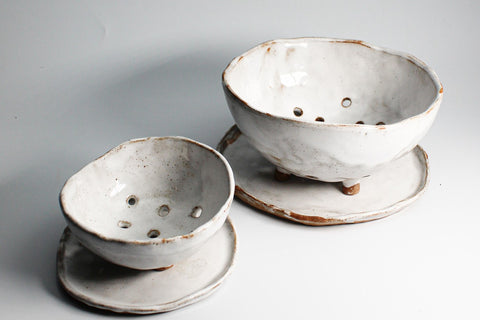 pair of handmade ceramic bowls