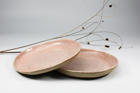 pair of ceramic plates keeeps
