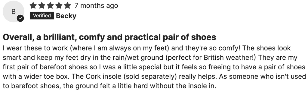 Customer Review of Feelgrounds barefoot shoes Original Luxe