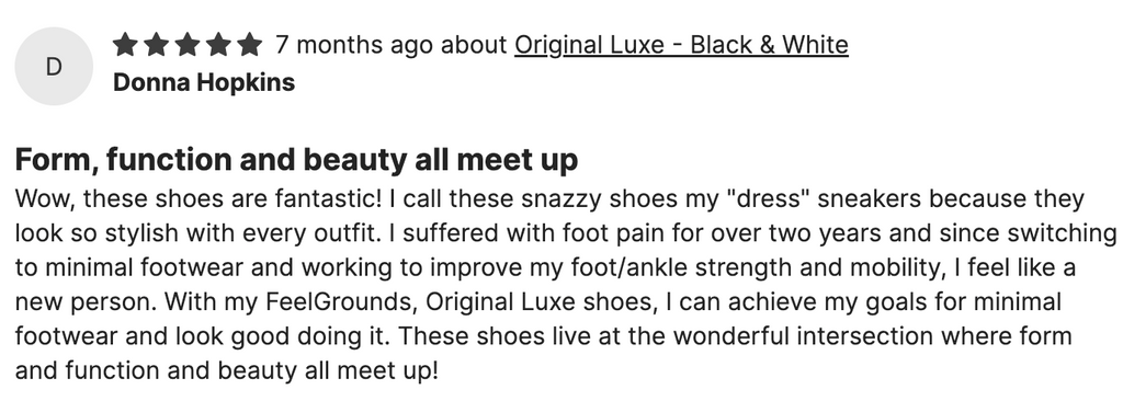 Customer Review of Feelgrounds barefoot shoes Original Luxe